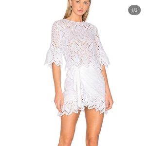 Winona Valerie White eyelet dress